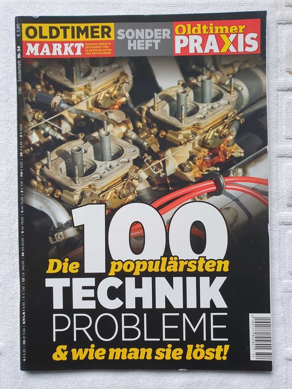 Sonderheft Nr. 54 Oldtimer Markt DIE 100 TECHNIK PROBLEME
